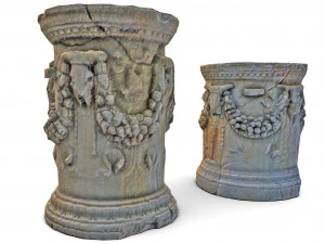 photorealistic roman greek column base 3D Model