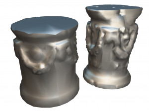 photorealistic roman greek column base 3D मॉडल