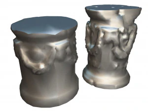 photorealistic roman greek column base 3D Model