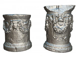 photorealistic roman greek column base 3D Model