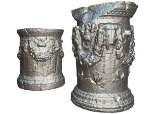 photorealistic roman greek column base 3D मॉडल