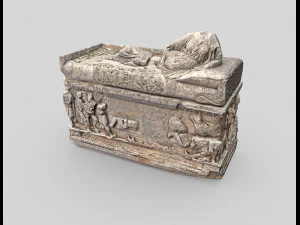 石棺 3Dモデル