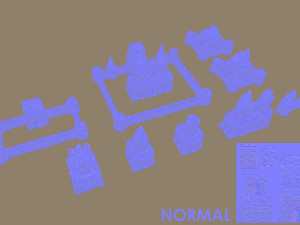 sand castle Model 3D