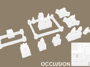 sand castle Model 3D