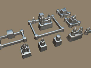 sand castle 3D Model