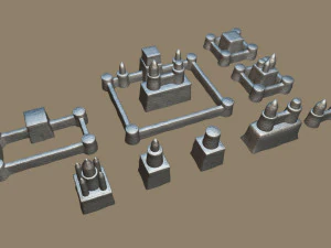 sand castle 3D Model