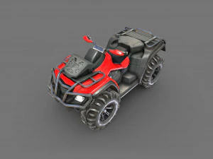 Atv offroad bike 3D Model