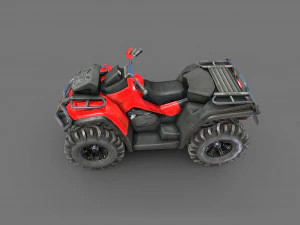 Atv offroad bike 3D Model