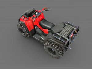 Atv offroad bike 3D Model
