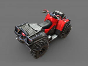 Atv offroad bike 3D Model