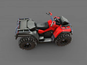 Atv offroad bike 3D Model