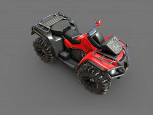 Atv offroad bike 3D Model