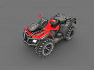 Atv offroad bike 3D Model