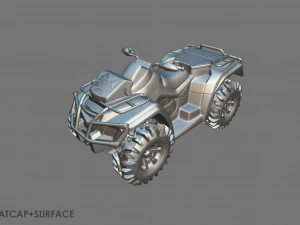 Atv offroad bike 3D Model