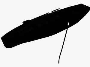 wooden boat 3D Model