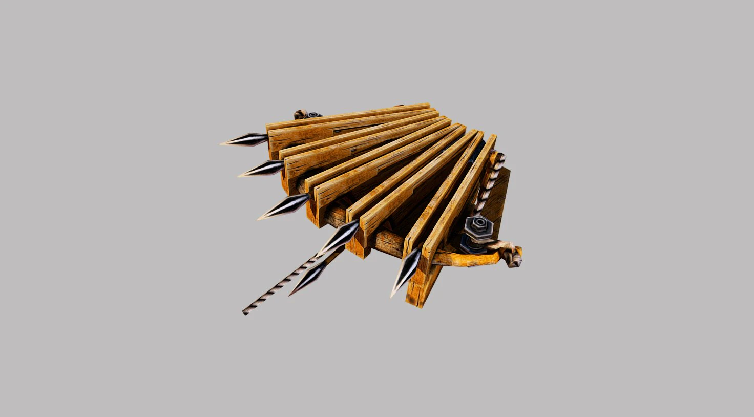 arrow shooting trap 3D Model .c4d .max .obj .3ds .fbx .stl .blend 