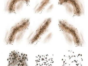 4 map types 2d tiles and decals set CG Textures