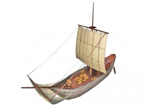 roman ship Modelo 3D