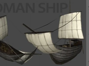 roman ship 3D Model