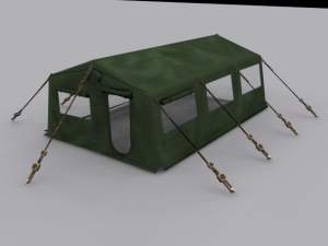 army tent Modelo 3D