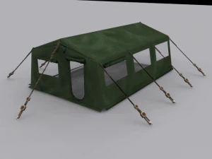 army tent 3D Model
