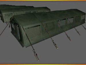 army tent 3D Model
