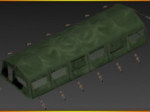 army tent Modelo 3D