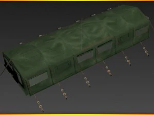army tent 3D Model