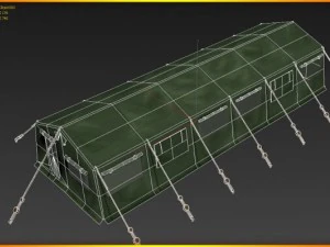 army tent 3D Model