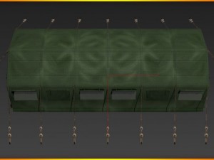 army tent Modelo 3D
