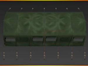 army tent 3D Model