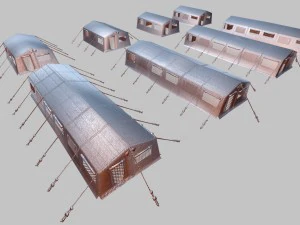 army tent 3D Model