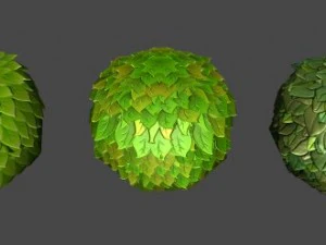 toon trees pack 3D Model