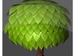 toon trees pack 3D 모델