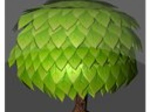 toon trees pack 3D Model