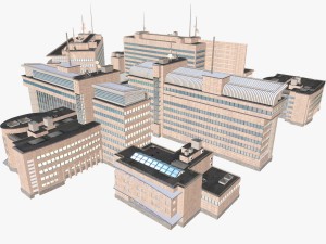 office buildings Modelo 3D