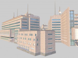 office buildings Modelo 3D