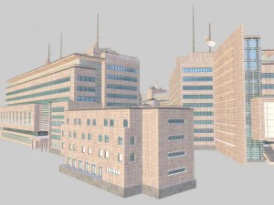 office buildings 3D Model