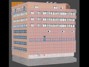 office building 3D-Modell