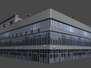 modern buildings 3D 모델
