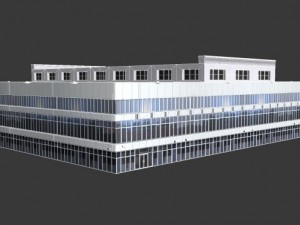modern buildings 3D 모델
