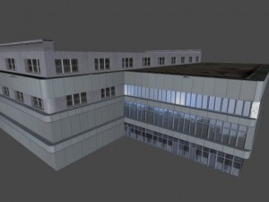 modern buildings 3D 모델