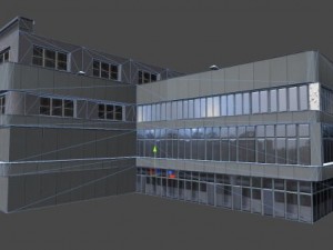 modern buildings 3D 모델