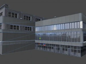 modern buildings 3D Model