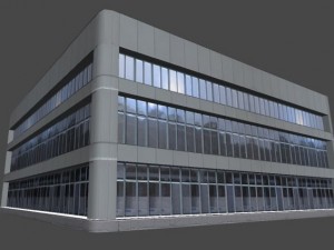modern buildings 3D 모델
