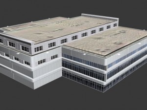 modern buildings 3D 모델