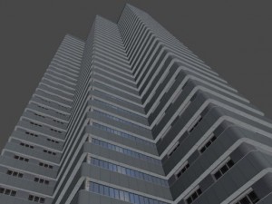 modern buildings 3D 모델