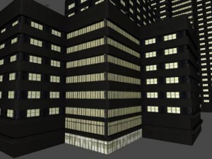 modern buildings 3D Model