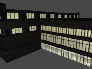 modern buildings 3D 모델
