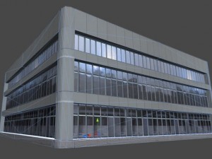 modern buildings 3D 모델